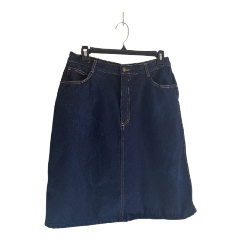 4/$20 Gitano Size 13-14 Dark Blue Jean Skirt